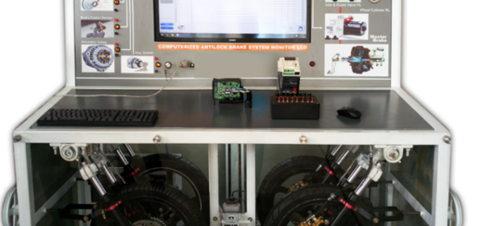 computerized anti lock braking system simulator