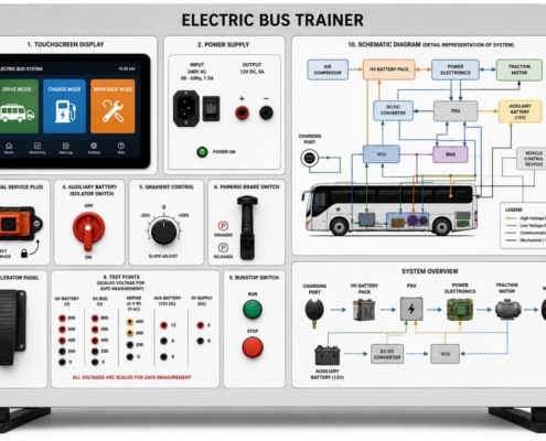ASP-EBUSPT-03 Electric Bus Panel Trainer